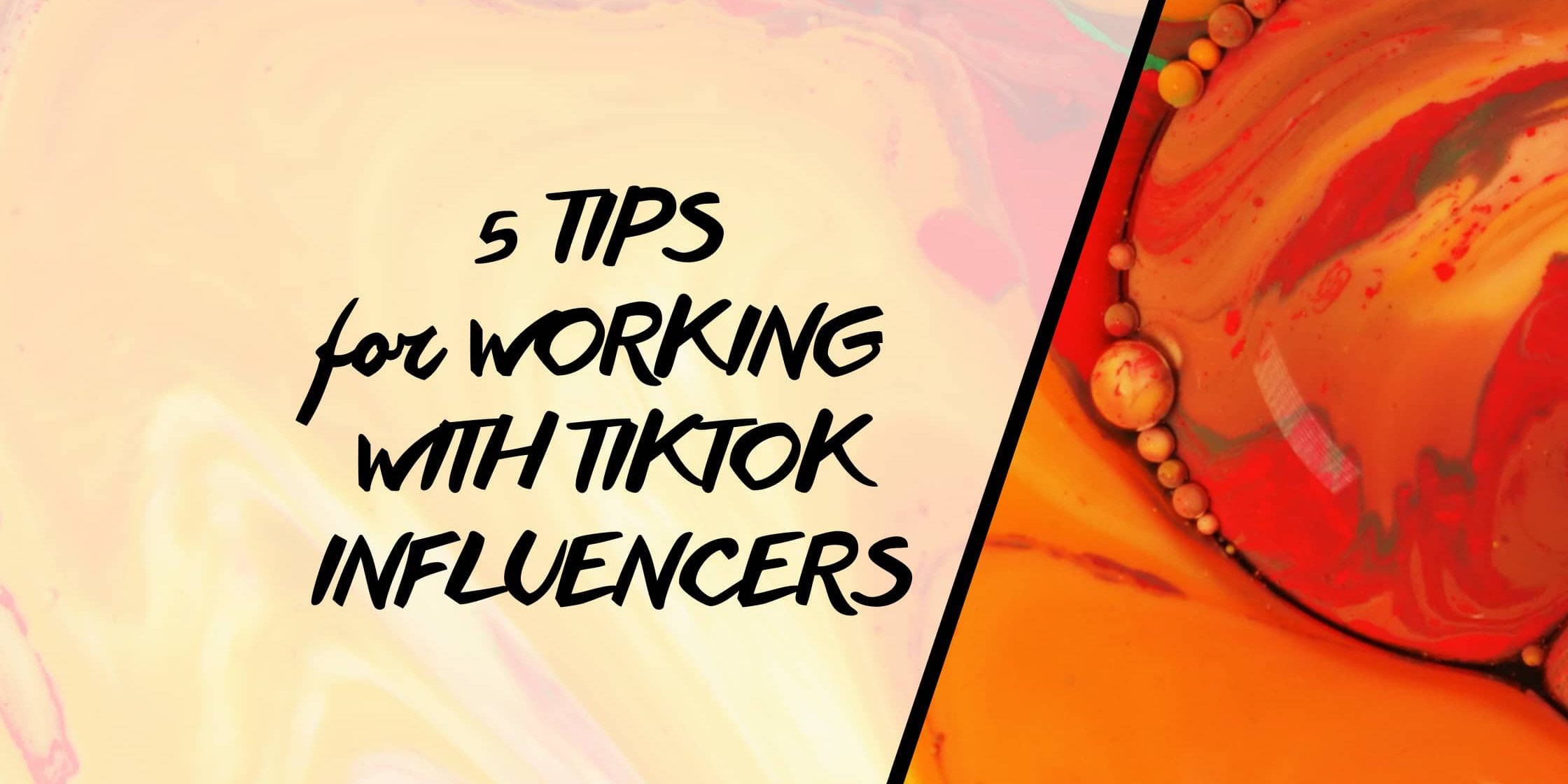 5 Tips for Working With TikTok Influencers